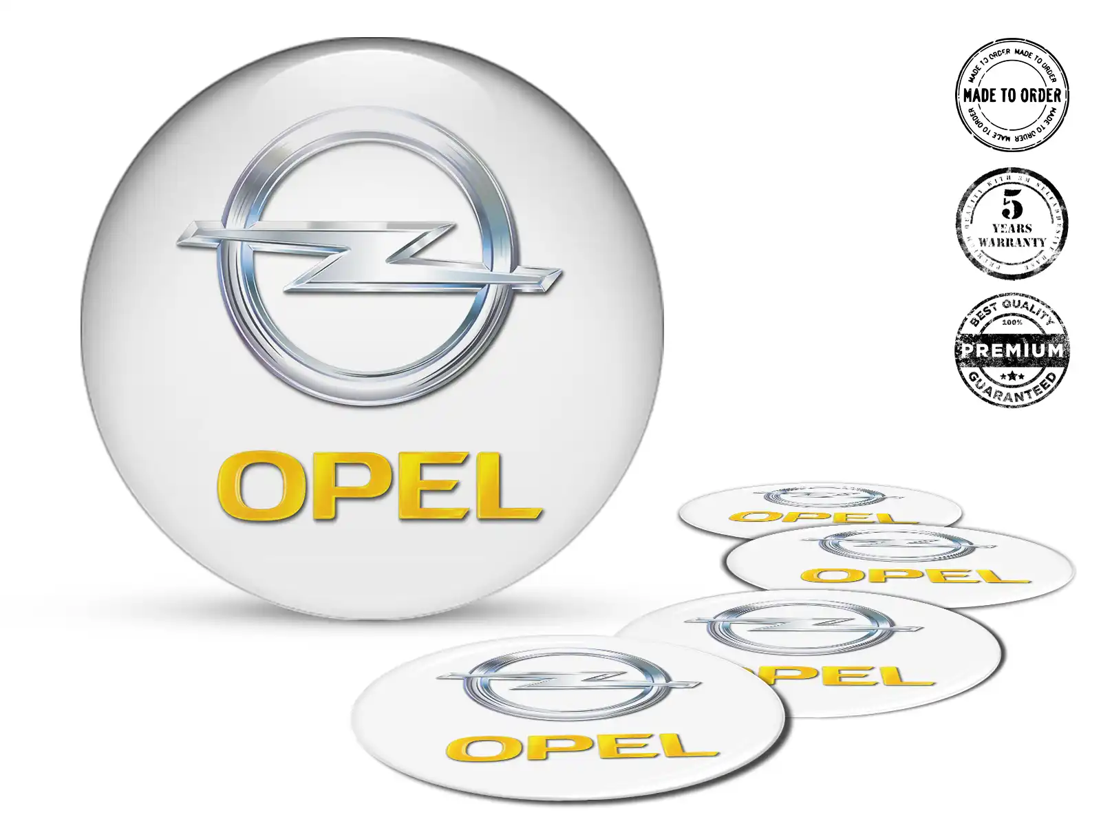Opel Pegatinas de Aro Estilo Logos de Cúpula Elegante